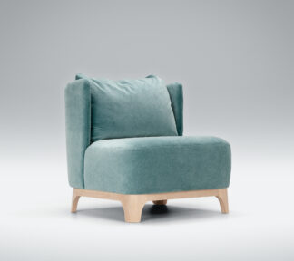 ALMA studio armchair malibu velvet4 turquoise 2