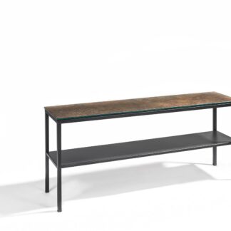 7 INTERIOR SIDETABLE DADO 1027 A H50 ARDESIA CERAMIC VULCANO MOKKA HR