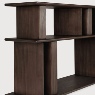 Product wf 35177 Block sofa console mahogany varnished Espresso Matte rectangular det01 WEB
