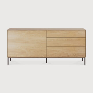 Product wf 51468 Oak Whitebird sideboard 2 doors 3 drawers front WEB