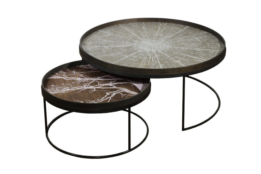20329 20378 20303 Round tray table set Low XL